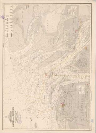 56 Nordsee; dutsche Küste. Mündungen der Jade und Weser. Nördlicher Theil
