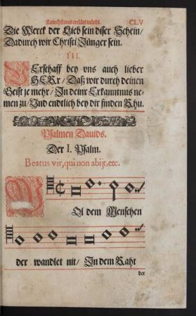 Psalmen Davids. [Ende fehlt]