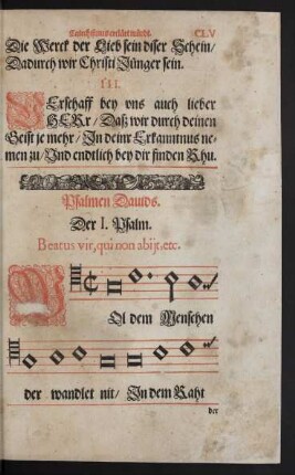 Psalmen Davids. [Ende fehlt]