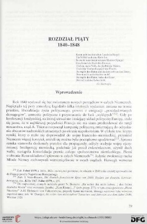 Rozdział V: lata 1840-1848