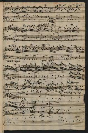 Konzerte. Auszüge; cemb; A-Dur; GraunWV C:XIII:90/3; WilG 92/3