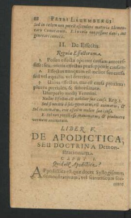Caput I. Quid est Apodictica?