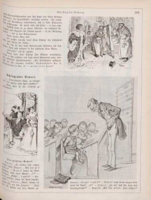"Ein Sieg der Bildung" "Schlagender Beweis" "Der pfiffige Peperl"