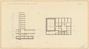 New Central National Bank of Iraq, Bagdad: Section A-A’ Basement, 1:200
