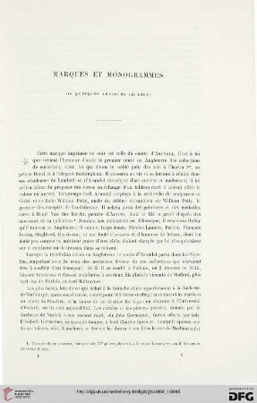 1: Marques et monogrammes de quelques amateurs célèbres, [1]