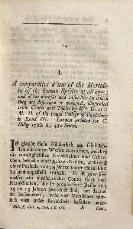 Bibliothek für Chirurgie und praktische Medicin, Bd 1, St. 1