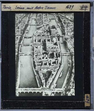 Paris, Kathedrale Notre-Dame de Paris,Paris, Île de la Cité : Luftaufnahme