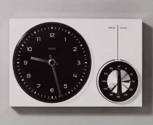 Küchenuhr mit Kurzzeitmesser "63 / 4611" Batteriewerk "606 / 60 Babylectric" der Kienzle Uhrenfabriken GmbH