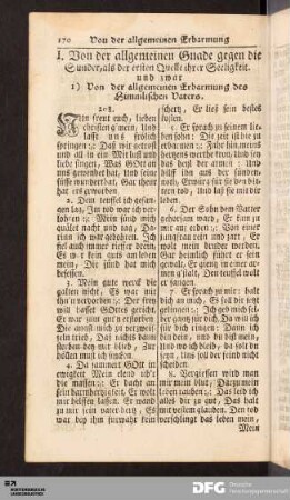 Von der allgemeinen Erbarmung des Himmlischen Vaters.
