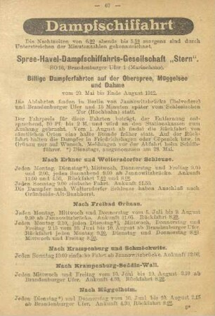 Dampfschiffahrt