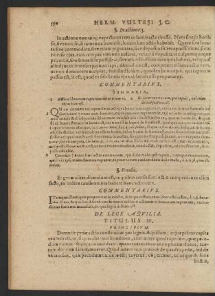 De Lege Aquilia. Titulus III.