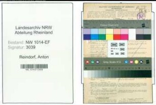 Entnazifizierung Anton Reindorf , geb. 18.05.1886 (Stadtbeamter)