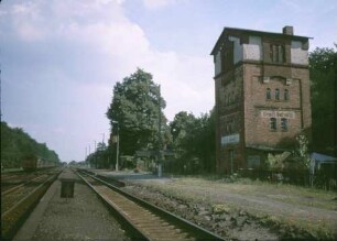 Groß Behnitz Wasserturm Bahnsteig