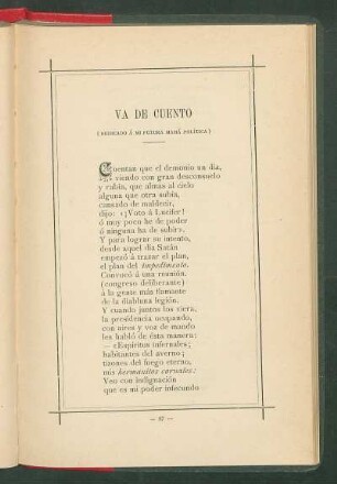 Va de cuento : (Dedicado a mi futura mamá política)