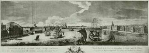 St. Petersburg: Das Newa-Ufer : St. Petersburg, Newa-Ufer u. Segelschiffe, Stich