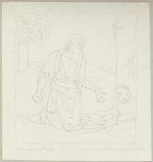 Hieronymus, in der Sakristei der Sant'Ercolano in Perugia