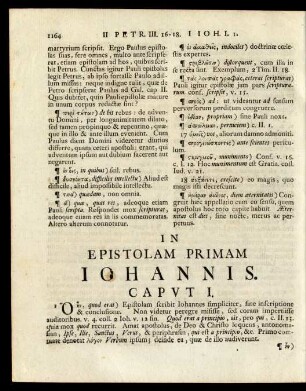 In Epistolam Primam Iohannis