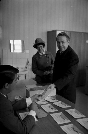 Zweiter Wahlgang zur Oberbürgermeisterwahl am 26. April 1970