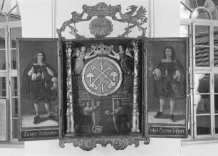 Schrein der Tuchmacher, Görlitz : Schrein der Tuchmacher. 1664. Städtische Kunstsammlungen Görlitz