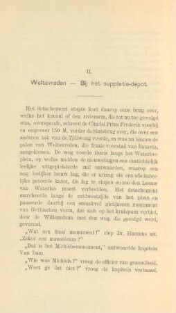 II. Weltevreden. - Bij het supple tie-depot