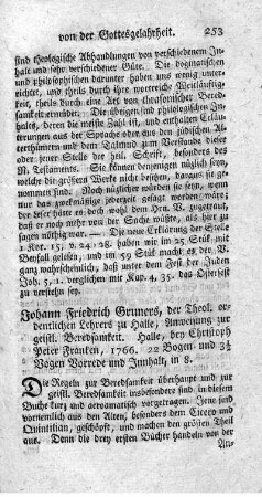 Anweisung zur geistlichen Beredsamkeit.