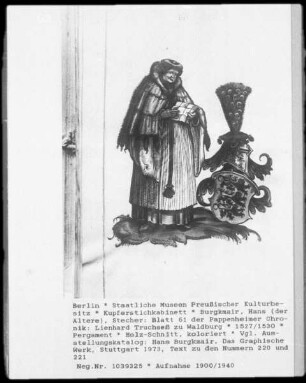 Blatt 61 der Pappenheimer Chronik: Lienhard Truchseß zu Waldburg
