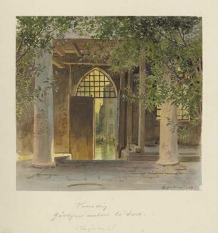 Innenhof bei der Ca' d'Oro in Venedig