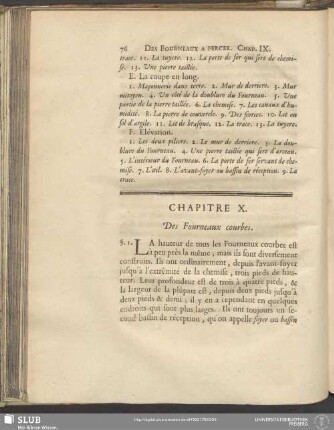 Chapitre X. Des Fourneaux courbes