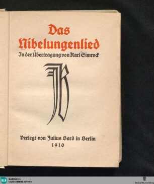 Das Nibelungenlied