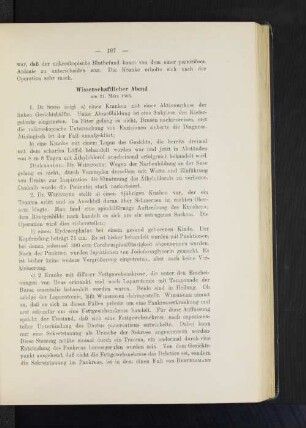 Wissenschaftlicher Abend am 21. März 1903.