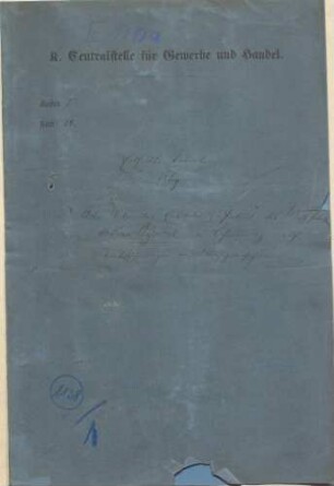Patent des Maschinenfabrikanten Oskar Schimmel in Chemnitz auf Verbesserungen an Waschmaschinen