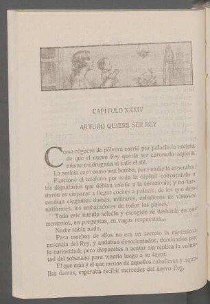 Capítulo XXXIV - Arturo quiere ser rey