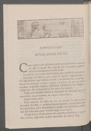 Capítulo XXXIV - Arturo quiere ser rey