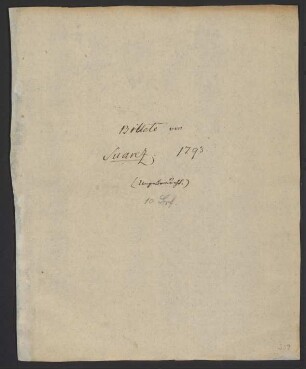 Briefe an Friedrich Nicolai : 05.01.1793-02.03.1798