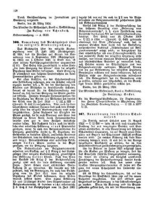 Anwendung des Reichsgesetzes über die religiöse Kindererziehung : [Amtlicher Teil]