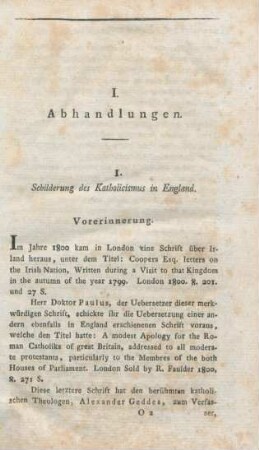 211-277 Schilderung des Katholicismus in England