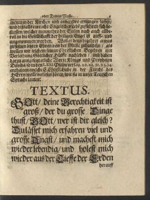 [Textus.] [LXXI. Psalm vers. 19. 20. 21. 22. 23. 24.]