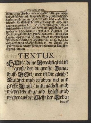 [Textus.] [LXXI. Psalm vers. 19. 20. 21. 22. 23. 24.]