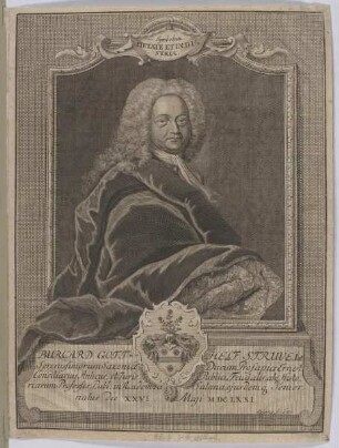 Bildnis des Burcard Gotthelf Struve