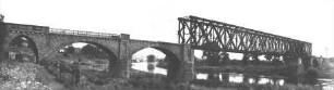 Eisenbahnbrücke (Gerolzhofener Brücke) unterhalb Staustufe Schweinfurt/Main