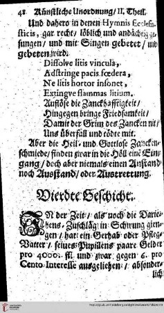Vierdte Geschicht