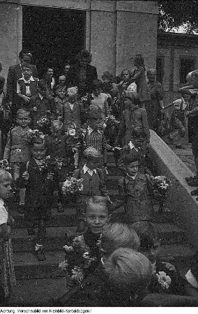 Einschulung, September 1953