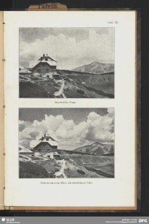 Haus im Gebirge [gewöhnliche Platte]