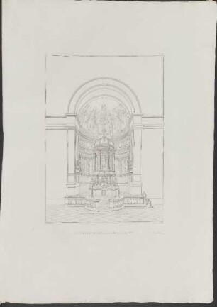 Pl. 4. Vue D'Une Chapelle Dans La Cathedrale De Messine.