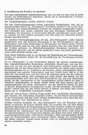 2. Ausführung des Projekts im einzelnen