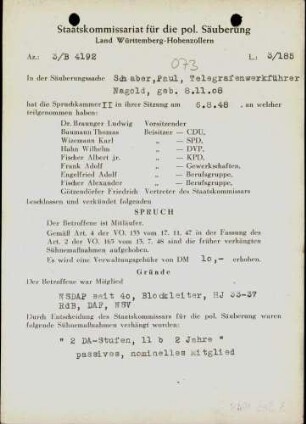 Schaber, Paul