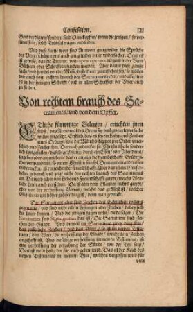 Von rechtem brauch des Sacraments/ und von dem Opffer.