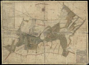 Geometrischer Plan über die Seiner Hochfreyher. Gnaden Herrn Baron Schiling von Cannstadt ganze Gemarckung Hohen Wetterspach