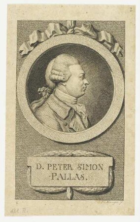 Bildnis des Peter Simon Pallas