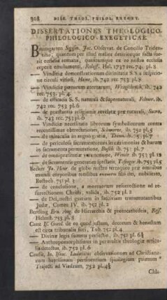 Dissertationes Theologico-Philologico-Exegeticae